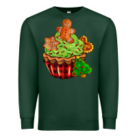 Sports Green christmas cookie cupcake Premium Sweatshirt - AdoDesignShop