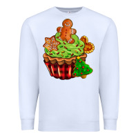 White christmas cookie cupcake Premium Sweatshirt - AdoDesignShop