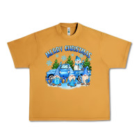 Peanut Butter merry christmas snowman gnomes truck Urban Heavy Tee - MaliasSmallBusiness