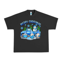 Pigment Black merry christmas snowman gnomes truck Urban Heavy Tee - MaliasSmallBusiness