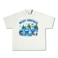 Pistachio merry christmas snowman gnomes truck Urban Heavy Tee - MaliasSmallBusiness