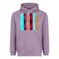 Lavender Colored Farm Life Purple Wood Jute Cyan Glitter Brush Strokes Heavyweight Hoodie - Bettercallsaul