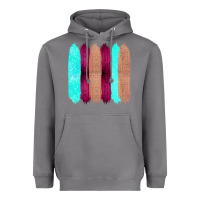 Storm Colored Farm Life Purple Wood Jute Cyan Glitter Brush Strokes Heavyweight Hoodie - Bettercallsaul