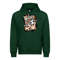 Forest Green vintage soccer Urban Hoodie - MaliasSmallBusiness