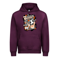 Mauve Wine vintage soccer Urban Hoodie - MaliasSmallBusiness
