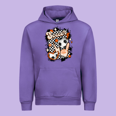Vintage Soccer Urban Hoodie Designed By Maliassmallbusiness