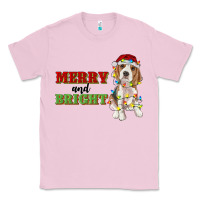 Bubblegum Pink merry and bright beagle Classic Tee - RanaPortraitStore