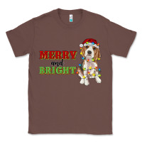Chestnut merry and bright beagle Classic Tee - RanaPortraitStore