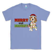 Colony Blue merry and bright beagle Classic Tee - RanaPortraitStore