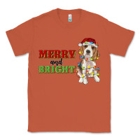 Copper merry and bright beagle Classic Tee - RanaPortraitStore