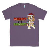 Lavender merry and bright beagle Classic Tee - RanaPortraitStore