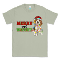 Matcha merry and bright beagle Classic Tee - RanaPortraitStore