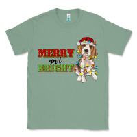 Sage merry and bright beagle Classic Tee - RanaPortraitStore