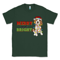 Sports Green merry and bright beagle Classic Tee - RanaPortraitStore