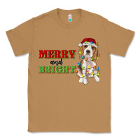 Toasted Coconut merry and bright beagle Classic Tee - RanaPortraitStore