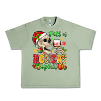 Oil Green full of holiday spirit Urban Heavy Tee - MaliasSmallBusiness