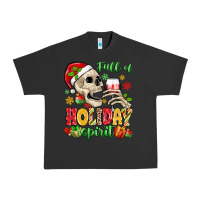 Pigment Black full of holiday spirit Urban Heavy Tee - MaliasSmallBusiness