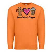 Carrot jesus love coffee Premium Sweatshirt - Jasminsmagicworld