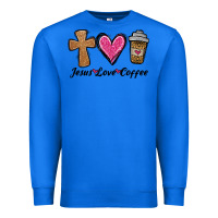 True Royal jesus love coffee Premium Sweatshirt - Jasminsmagicworld