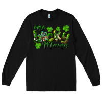 Black st. patrick's day one lucky mama Long Sleeve Tee - RanaPortraitStore
