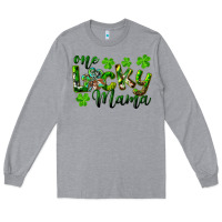 Heather Grey st. patrick's day one lucky mama Long Sleeve Tee - RanaPortraitStore