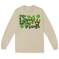 Mushroom st. patrick's day one lucky mama Long Sleeve Tee - RanaPortraitStore