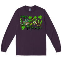 Plum st. patrick's day one lucky mama Long Sleeve Tee - RanaPortraitStore