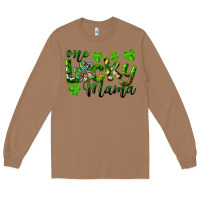 Toasted Coconut st. patrick's day one lucky mama Long Sleeve Tee - RanaPortraitStore