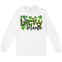 White st. patrick's day one lucky mama Long Sleeve Tee - RanaPortraitStore