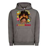 Pigment Tornado school bus driver life afro messy bun Urban Hoodie - NancyCooperArtShop
