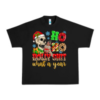 Black ho ho holy shit what a year Urban Heavy Tee - MaliasSmallBusiness