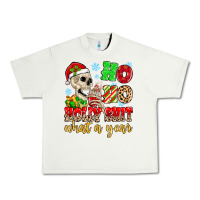 Pistachio ho ho holy shit what a year Urban Heavy Tee - MaliasSmallBusiness