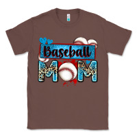 Chestnut baseball mom with leopard Classic Tee - Zillion Design Studio