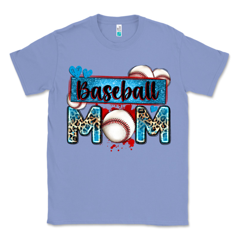Baseball Mom With Leopard Classic Tee by Zillion Design Studio | Teevron