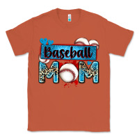Copper baseball mom with leopard Classic Tee - Zillion Design Studio