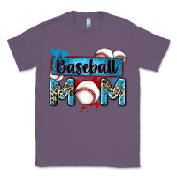 Lavender baseball mom with leopard Classic Tee - Zillion Design Studio