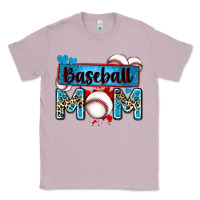 Lilac baseball mom with leopard Classic Tee - Zillion Design Studio