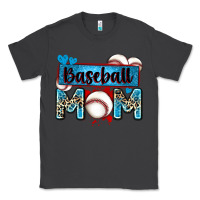 Smoke baseball mom with leopard Classic Tee - Zillion Design Studio