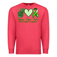 Cardinal peace love cure non hodgkin's lymphoma Premium Sweatshirt - Jasminsmagicworld