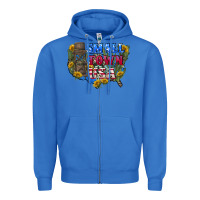 True Royal Small town usa 4th of july Zipper Hoodie - CowGirlArtShop