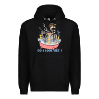 Black do i look like i give a duck Premium Hoodie - MaliasSmallBusiness