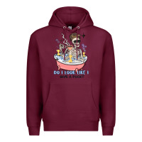 Burgundy do i look like i give a duck Premium Hoodie - MaliasSmallBusiness