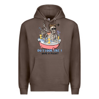 Coffee do i look like i give a duck Premium Hoodie - MaliasSmallBusiness