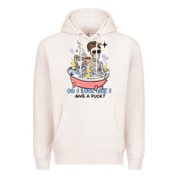 Pale Pink do i look like i give a duck Premium Hoodie - MaliasSmallBusiness
