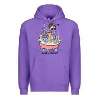 Purple do i look like i give a duck Premium Hoodie - MaliasSmallBusiness