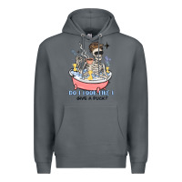 Rock do i look like i give a duck Premium Hoodie - MaliasSmallBusiness