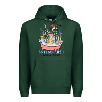 Sports Green do i look like i give a duck Premium Hoodie - MaliasSmallBusiness