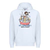 White do i look like i give a duck Premium Hoodie - MaliasSmallBusiness