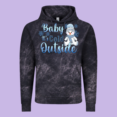 Baby It's Cold Outside Vintage Hoodie Designed By Adodesignshop