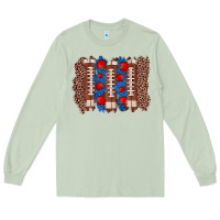 Matcha football brushstroke Long Sleeve Tee - Zillion Design Studio